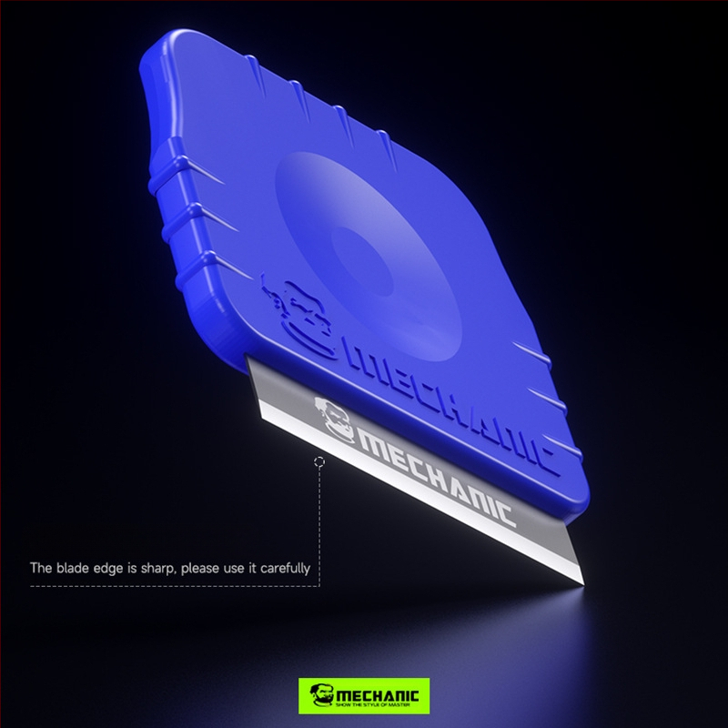 Tālruņa ekrāna demontāžas rīks 003 – skrāpers ar asmeni, pacēlāja stienis, demontāžas instruments