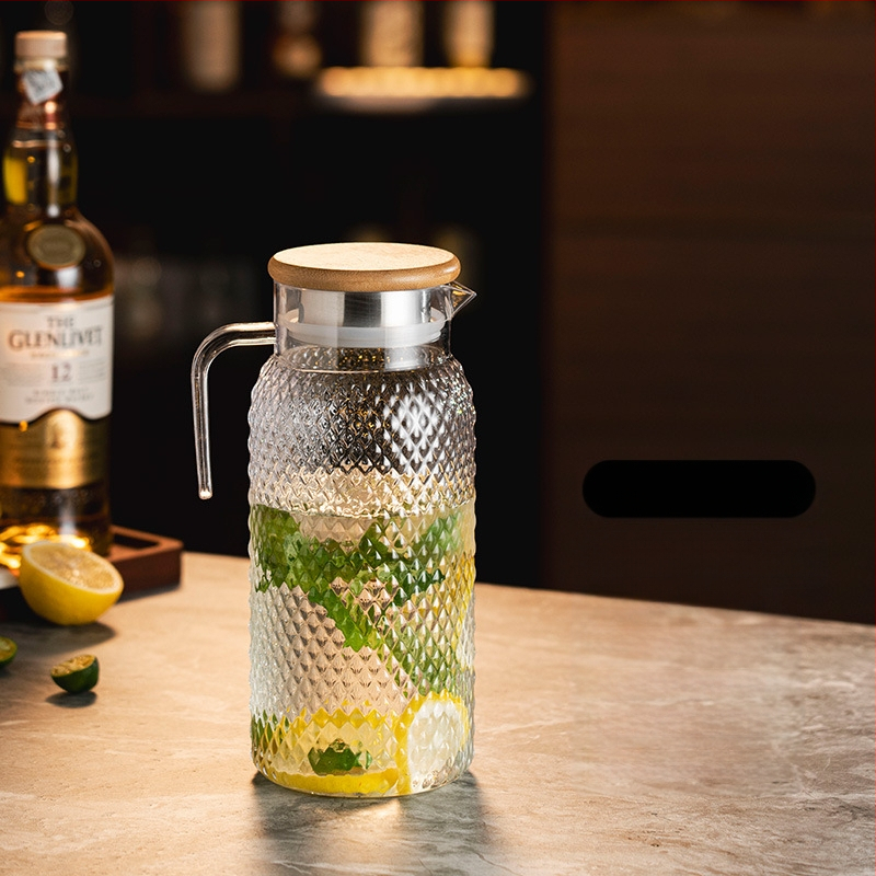 Džbana za studenu vodu, PC materijal, otporna na toplinu, veliki kapacitet, mogućnost otiska logotipa