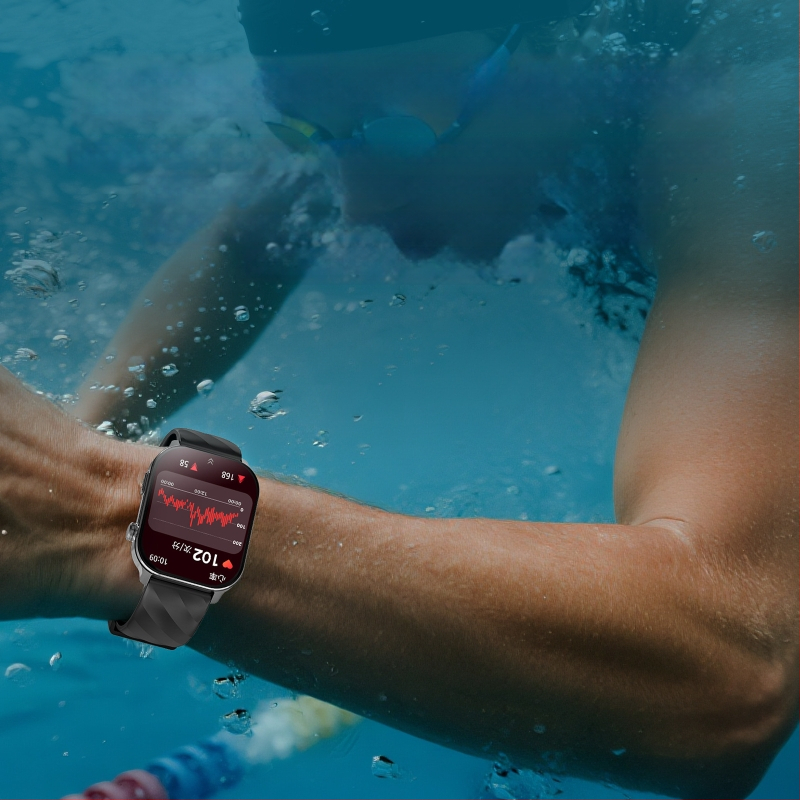 LC211 GPS Smartwatch με δυναμικό έλεγχο καρδιακού ρυθμού, παρακολούθηση ύπνου και ανίχνευση οξυγόνου στο αίμα, αδιάβροχο για κολύμβηση