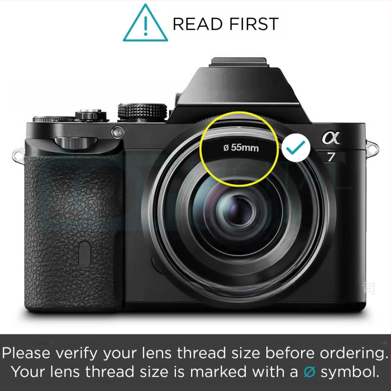 DSLR objektīva filtru komplekts, 15-in-1; 0,45x platleņķa; makro tuvplāna objektīvs; daudzslāņu UV pārklājums; saderīgs ar bajonetu diametriem 52–82 mm