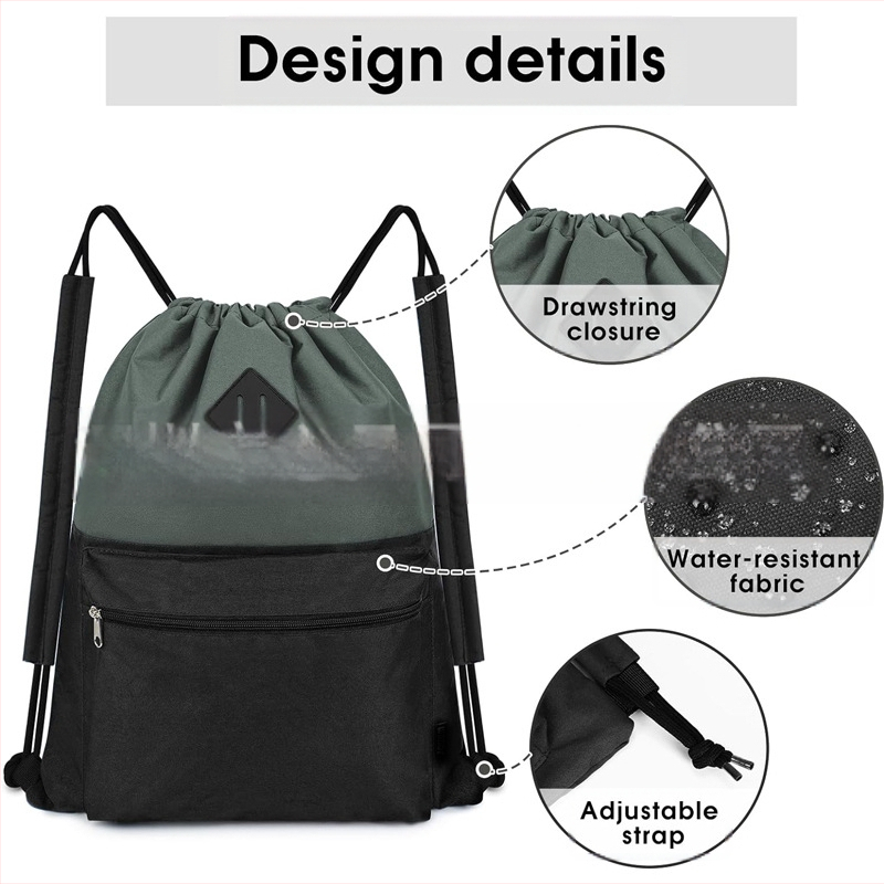 Rucsac cu șnur pentru călătorii – Capacitate mare, Poliester, Multifuncțional, Personalizabil