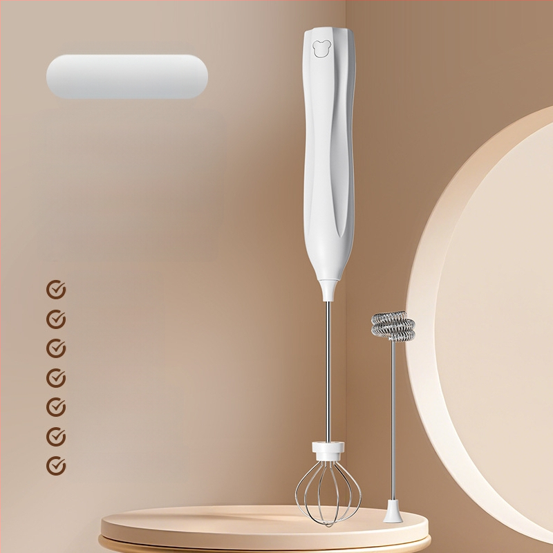 Bežični ručni električni mikser s 3 brzine, pjenjač za mlijeko i muhač za jaja, 150 W, model D6