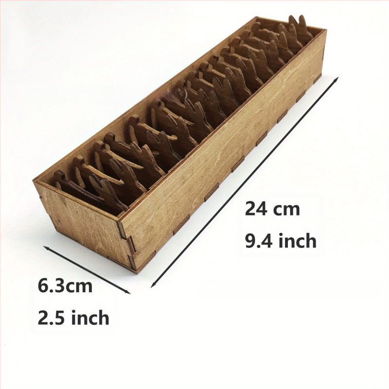 Koka dzīvnieku diegu rullīšu komplekts - Basswood, SZ000452, Yizidao, Amerikas stila dekoratīvs priekšmets