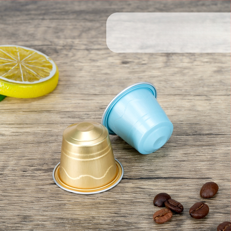 Ceșcuță capsulă de aluminiu pentru cafea, de înaltă calitate, stil simplu, material: folie de aluminiu