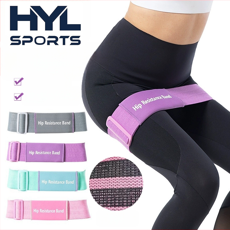 Prilagodljivi pojas otpora za jogu i fitness – materijal poliester-pamučni; joga pomoć; Wolf of the wilderness