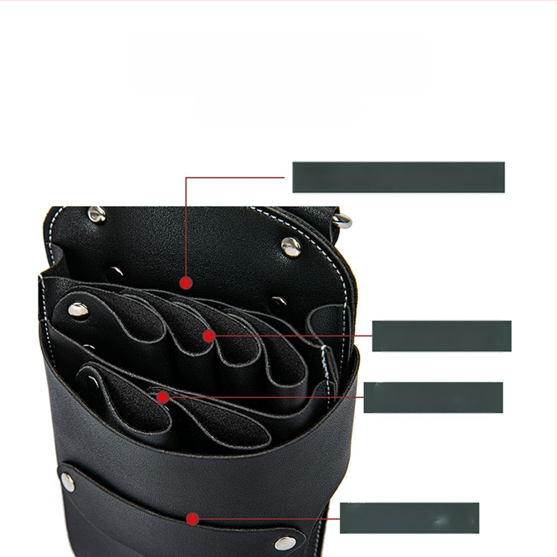 Geantă pentru foarfeci de coafură – curea crossbody, trusă de unelte de frizerie cu 7 compartimente pentru foarfeci