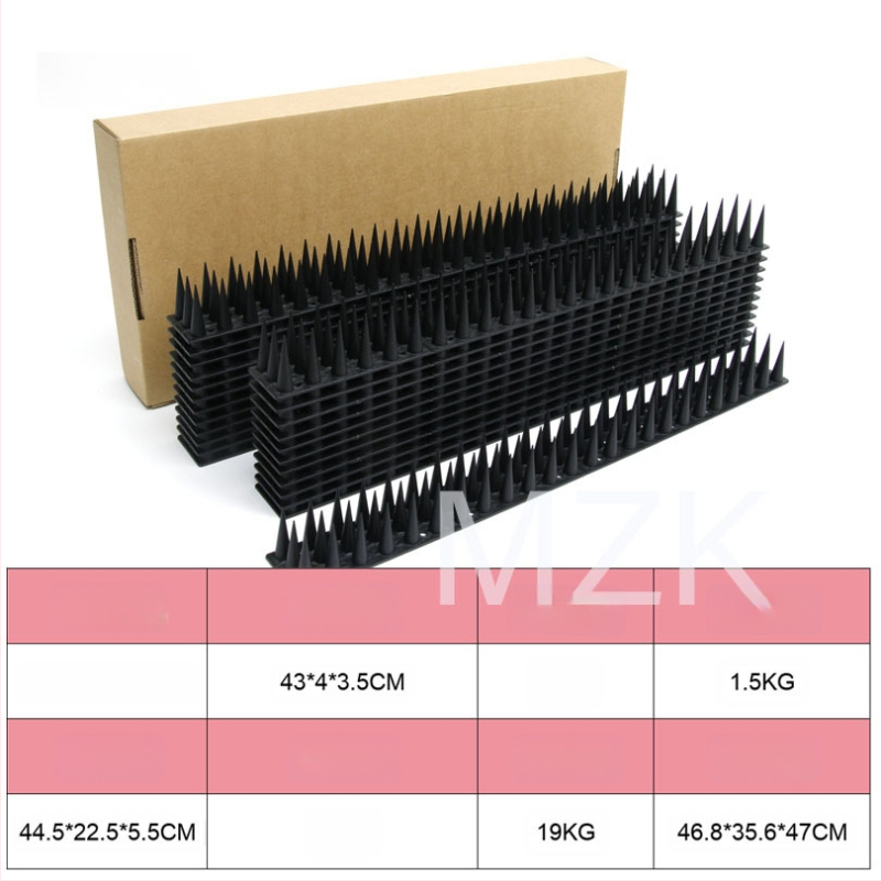 Vrtna dekoracija – PP bodlje protiv ptica, model MZK-43-24, repelent ptica, otporan na mačke