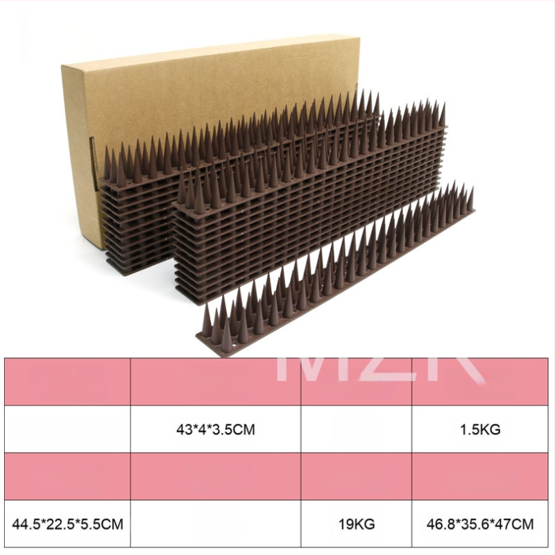 Vrtna dekoracija – PP bodlje protiv ptica, model MZK-43-24, repelent ptica, otporan na mačke