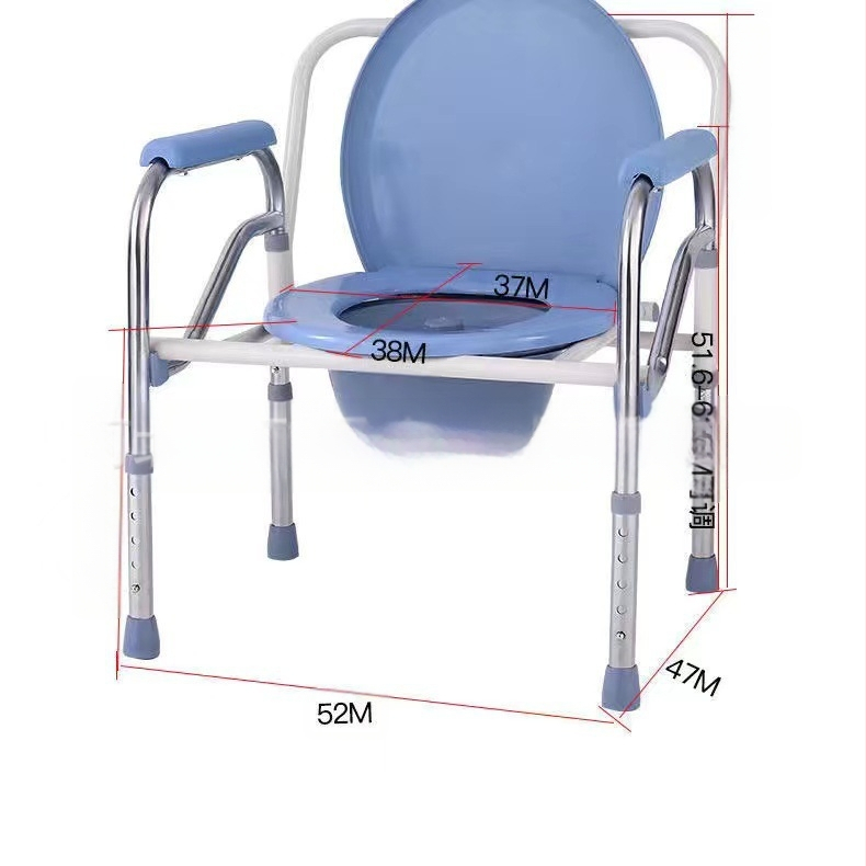 Qiyue Sulankstomos nerūdijančio plieno tualeto kėdė senjorams ir neįgaliesiems, Daugiafunkcinis, Su spausdintu logotipu, Pritaikomas