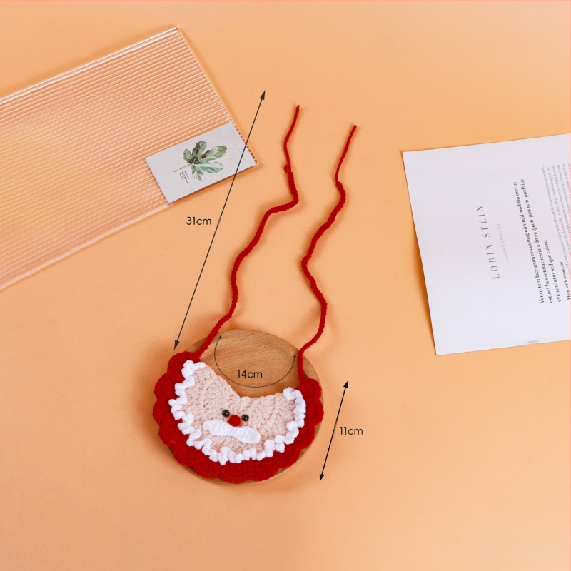 Ručni pleteni vuneni bib za kućne ljubimce s karikaturnim dizajnom, za mačke i male pse, zima, stil princeze