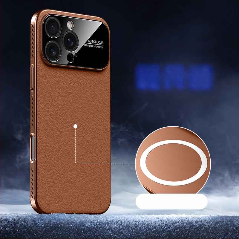 Kemény hátlap iPhone 14, 14 Pro és 14 Pro Max modellhez — PC anyag, domborított felület, hőelvezetés, mágneses zár, ütésálló védelem