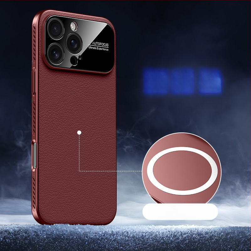 Kemény hátlap iPhone 14, 14 Pro és 14 Pro Max modellhez — PC anyag, domborított felület, hőelvezetés, mágneses zár, ütésálló védelem