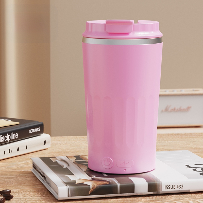 Неръждаема стомана чаша за кафе със самобъркване и магнит, презареждаща, преносима, модел MY-304, минималистичен стил