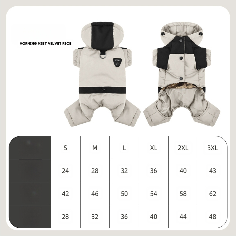 Kutyák négy lábára szóló ruházat, poliészter kabát, szabadidő-stílusú ruházat háziállatoknak