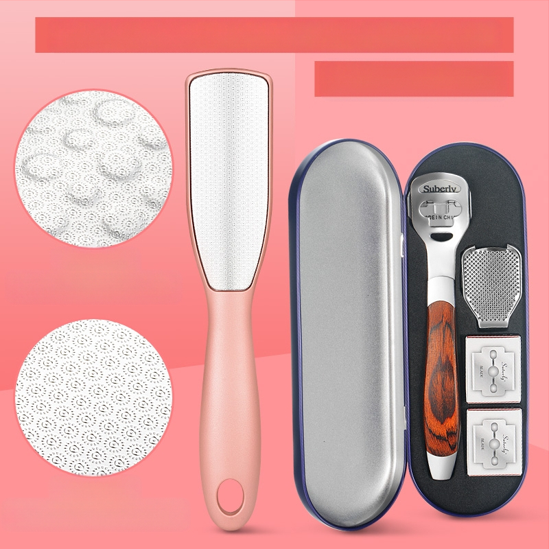 Σετ εργαλείων περιποίησης ποδιών για αφαίρεση νεκρού δέρματος και κακών, κατασκευασμένο από πλαστικό και ανοξείδωτο ατσάλι, σχήμα: πένσες αυλακώσεων νυχιών, κατάλληλο για παιδιά