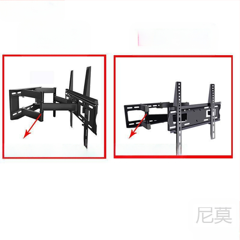 Qian Dun Zidni nosač za LCD TV – teleskopni rameni nosač s 90° nagibom, ručno upravljanje