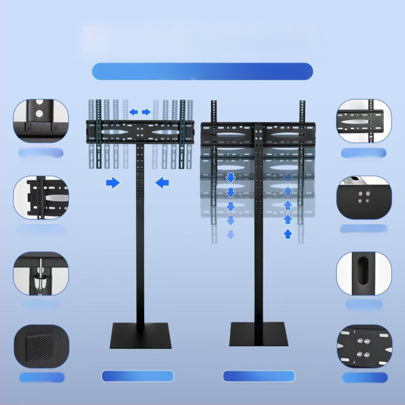 Prijenosni podni stalak za LCD TV/monitor s rotirajućim uspravnim nosačem