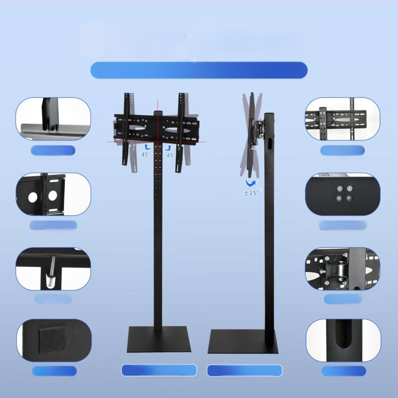 Prijenosni podni stalak za LCD TV/monitor s rotirajućim uspravnim nosačem
