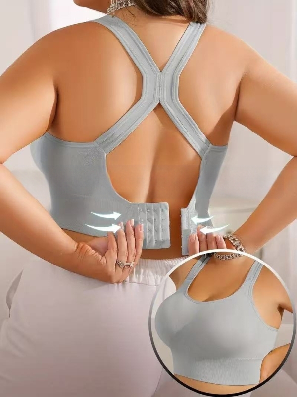 Meilaiyi 8680 αθλητικό χωρίς ραφές σουτιέν – πλήρης Κούπα, Push-Up, πίσω κούμπωμα τεσσάρων σειρών, νάιλον ύφασμα με επένδυση σπαντέξ