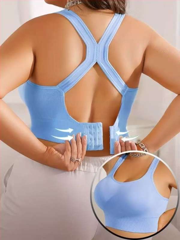 Meilaiyi 8680 αθλητικό χωρίς ραφές σουτιέν – πλήρης Κούπα, Push-Up, πίσω κούμπωμα τεσσάρων σειρών, νάιλον ύφασμα με επένδυση σπαντέξ