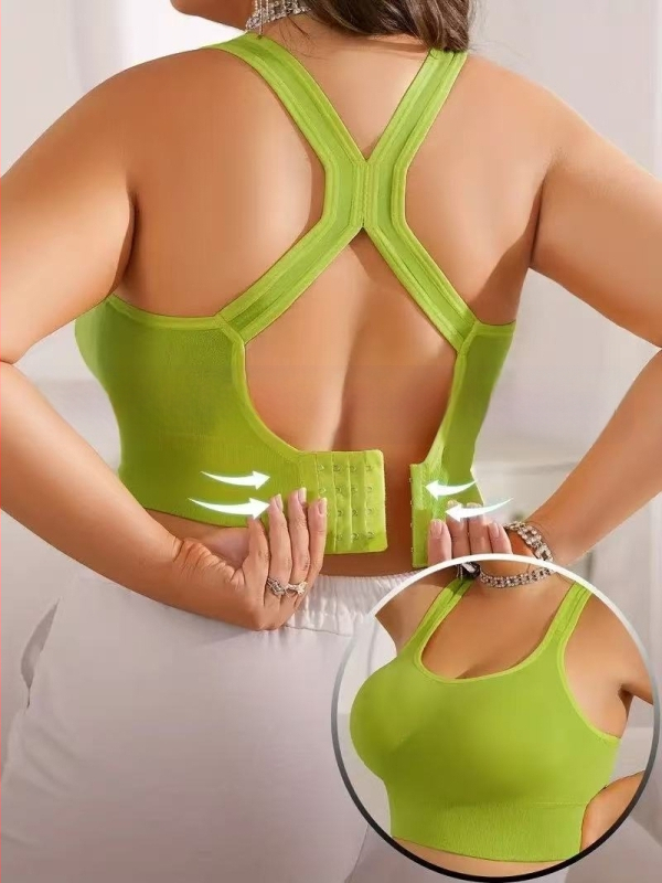 Meilaiyi 8680 αθλητικό χωρίς ραφές σουτιέν – πλήρης Κούπα, Push-Up, πίσω κούμπωμα τεσσάρων σειρών, νάιλον ύφασμα με επένδυση σπαντέξ