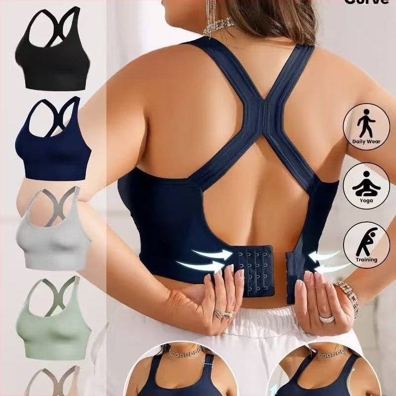 Meilaiyi 8680 αθλητικό χωρίς ραφές σουτιέν – πλήρης Κούπα, Push-Up, πίσω κούμπωμα τεσσάρων σειρών, νάιλον ύφασμα με επένδυση σπαντέξ