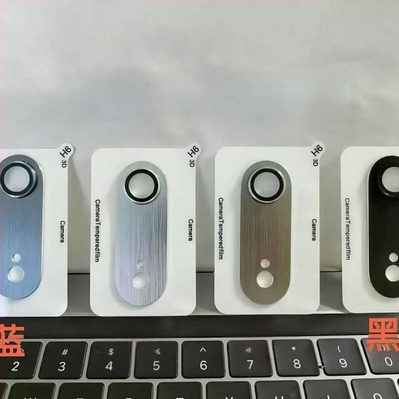 Kameras objektīva aizsardzības filma iPhone 16 Pro Max – temperatēts stikls, objektīva plēve, antibakteriāls, izturīgs pret krišanu, pilns pārklājums