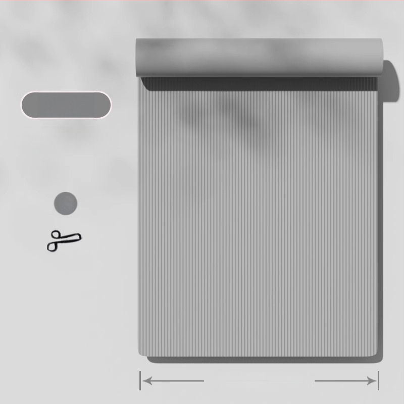 Chengbai jogas paklājs, materiāls NBR, biezums 10 mm, svars 300 g, vienkrāsains dizains, piemērots fitness un dejai