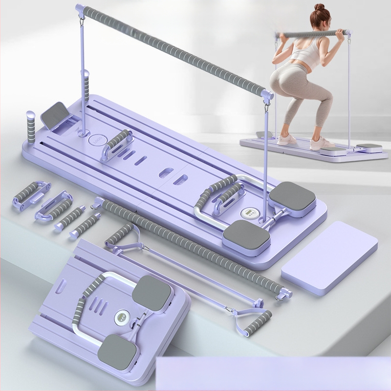 Kotac za trbuh i ploča za pilates – sklapanji kućni fitness uređaj, model plt, težina 4800 g, set od 4 komada