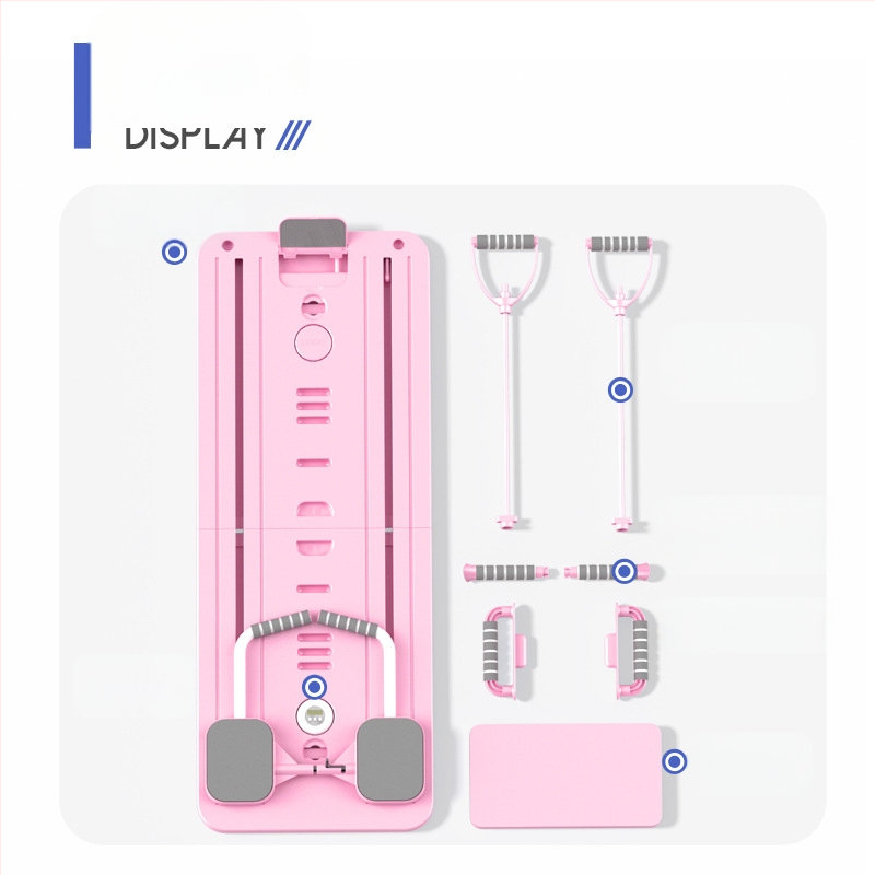 Kotac za trbuh i ploča za pilates – sklapanji kućni fitness uređaj, model plt, težina 4800 g, set od 4 komada