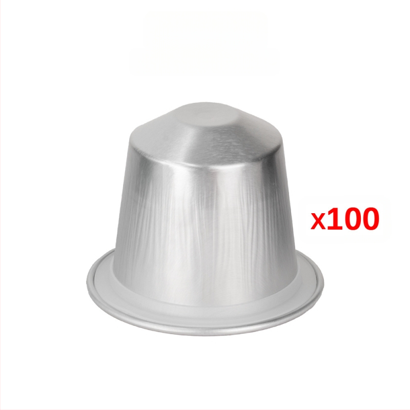 Обвивка за кафе капсули, еднократна – алуминиево фолио, съвместима с Nestlé Small