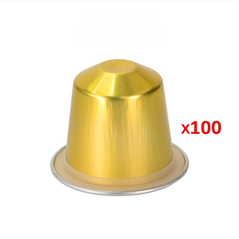 Обвивка за кафе капсули, еднократна – алуминиево фолио, съвместима с Nestlé Small