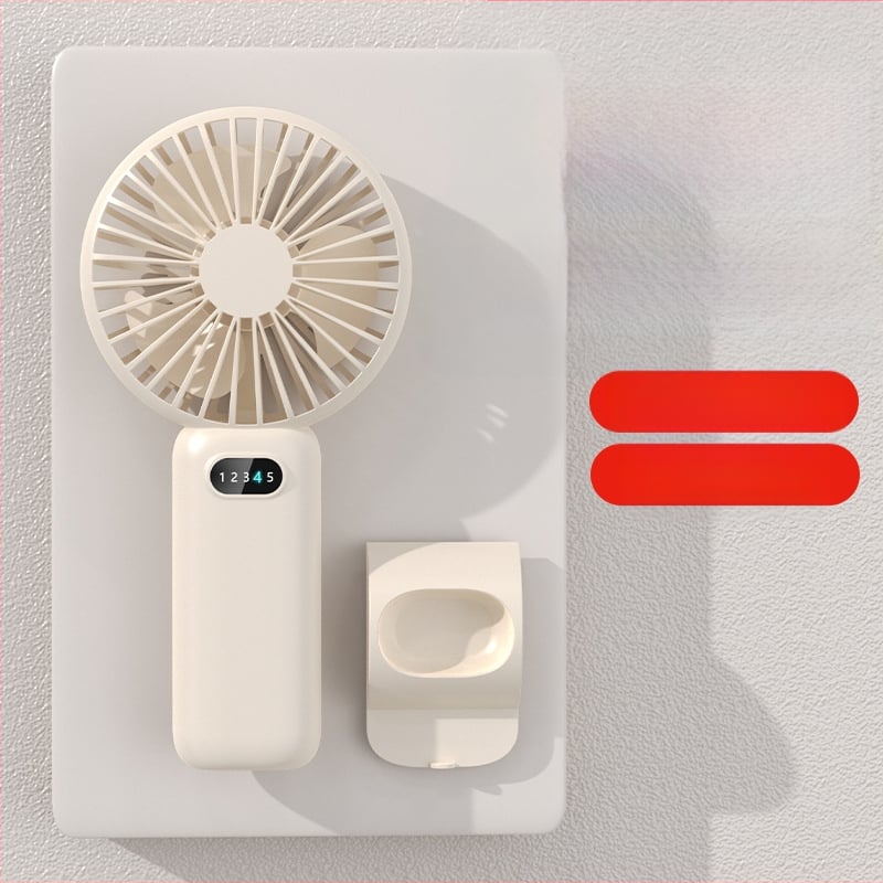 2-σε-1 USB επιτραπέζιος ανεμιστήρας με βάση για το τηλέφωνο, φορητός μίνι ανεμιστήρας με ενσωματωμένη μπαταρία 1000–1200mAh, 5 λεπίδες, διάρκεια λειτουργίας 6–8 ωρών