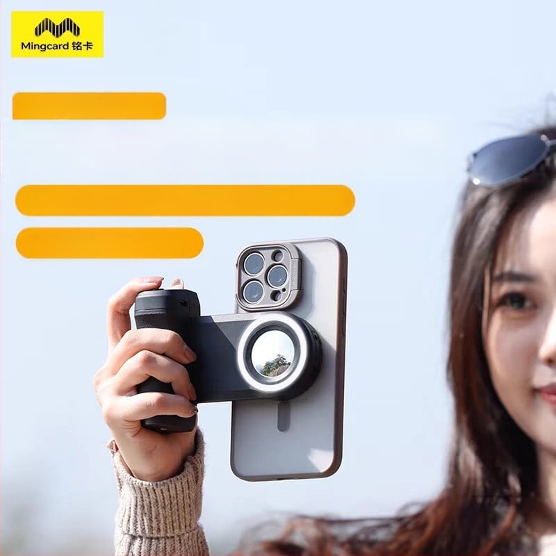 Telefon Selfie svjetlo s Bluetooth pomoćnikom za snimanje, BBC-9, Rasvjeta za fotografiju, Dvostruka boja temperatura, 5V, ispod 10W