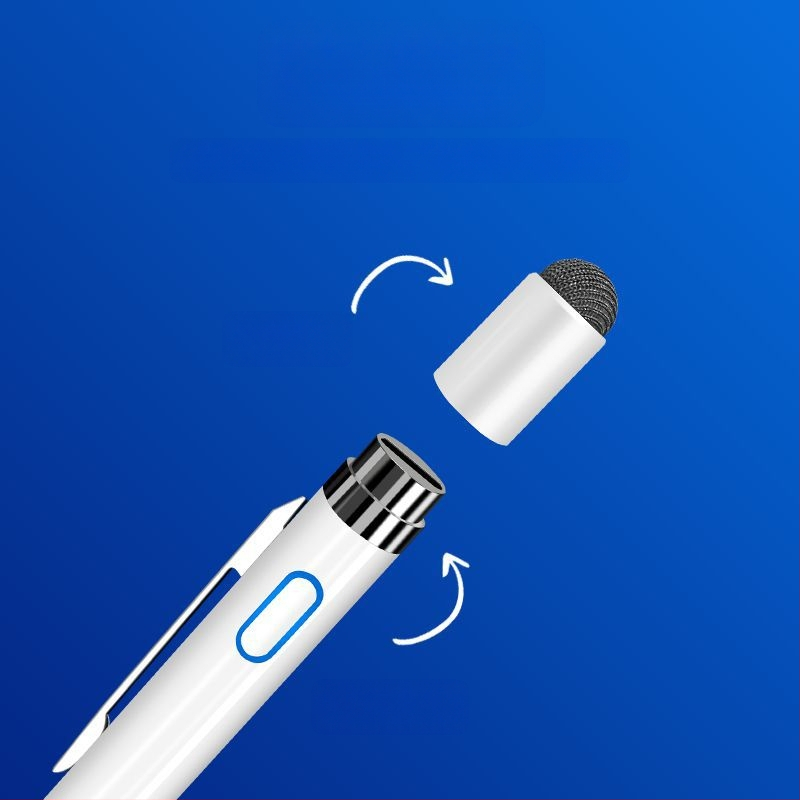 Kapacitīvs stiluss universālais, pārnēsājams (Zīmols: yksong; Korpusa materiāls: metāls; Funkcija: magnētiska uzlāde; Saderība: universālais kapacitīvais skārienekrāns)