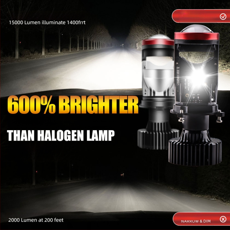 H4 CSP3570 LED prednje svjetlo, 45W, 15000 lm, 10-20V, IP68