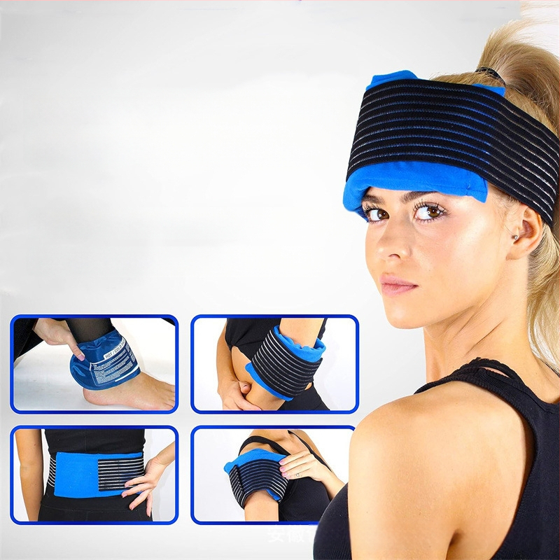 Chuangnuo Гел лед пакет за горещо и студено лечение — облекчава болки в ставите и мускулите; за коляно, рамо и врата; нейлонова конструкция; 25 броя