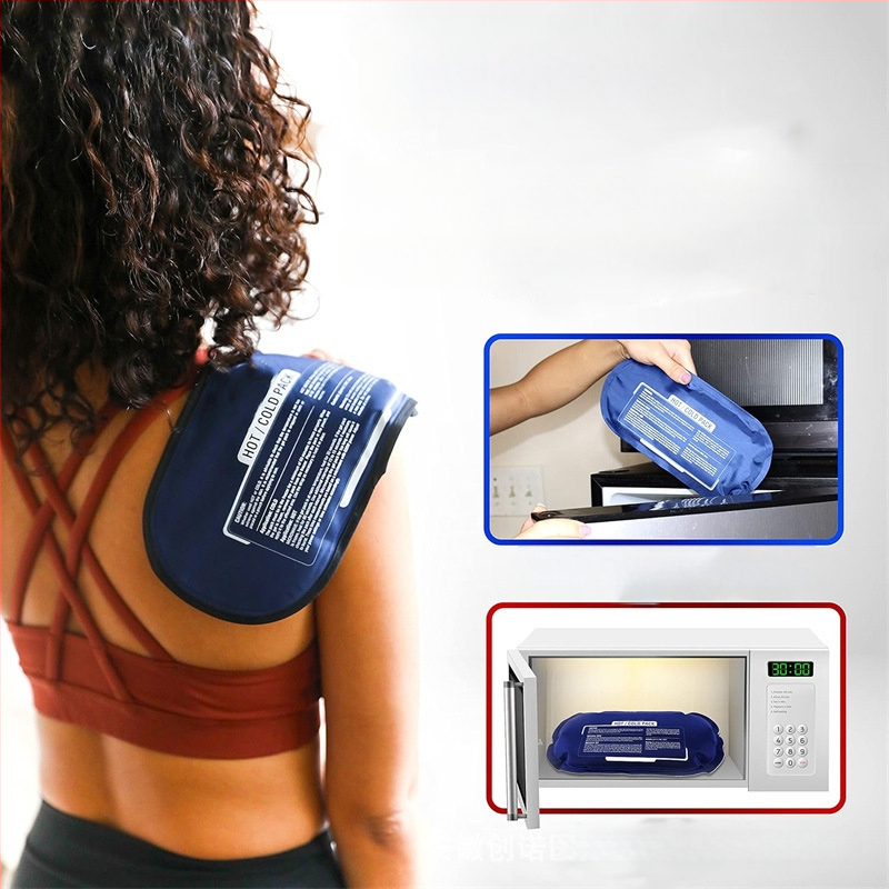 Chuangnuo Гел лед пакет за горещо и студено лечение — облекчава болки в ставите и мускулите; за коляно, рамо и врата; нейлонова конструкция; 25 броя