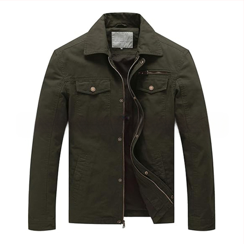 Koreai stílusú pamut kabát, vastag téli külső, laza szabás, cipzár elöl, pamut bélés