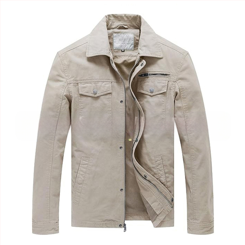 Koreai stílusú pamut kabát, vastag téli külső, laza szabás, cipzár elöl, pamut bélés