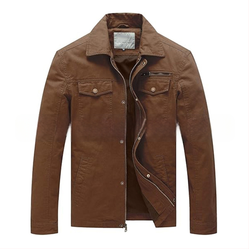 Koreai stílusú pamut kabát, vastag téli külső, laza szabás, cipzár elöl, pamut bélés