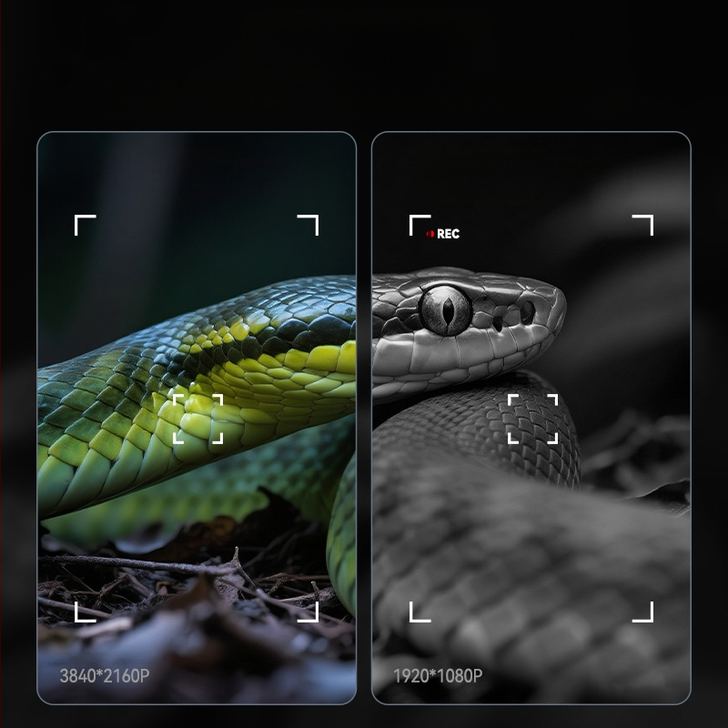 Uređaj za noćni vid s infracrvenom, dvostruka cijev, IPS HD zaslon, vanjski digitalni teleskop.