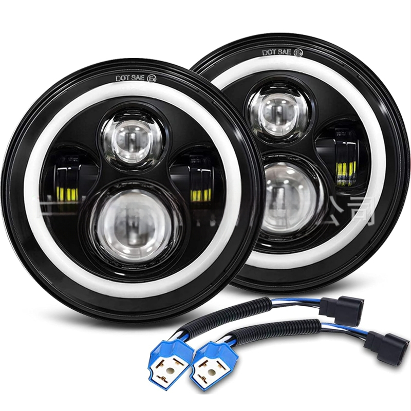 Wrangler LED svjetla - dvostruki snop (visoki/niski), za terensku vožnju, aluminijsko kućište, 9-30V, prilagodljivo