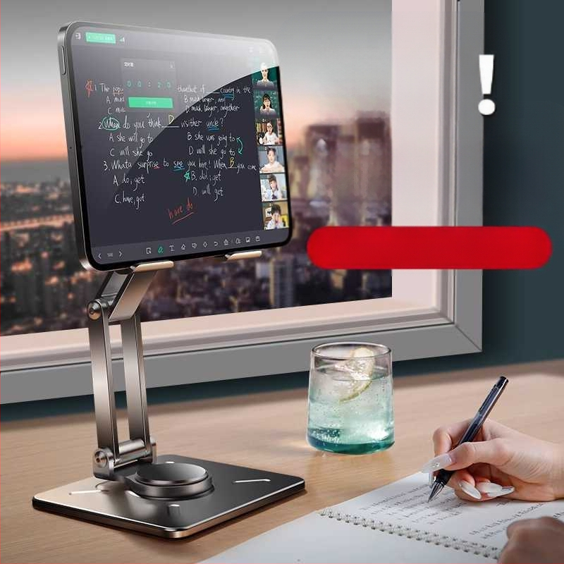 Pagriežams saliekamais planšetes statīvs, pacelšanas tips, metāla balsts, svars 588,3 g, XUNDD