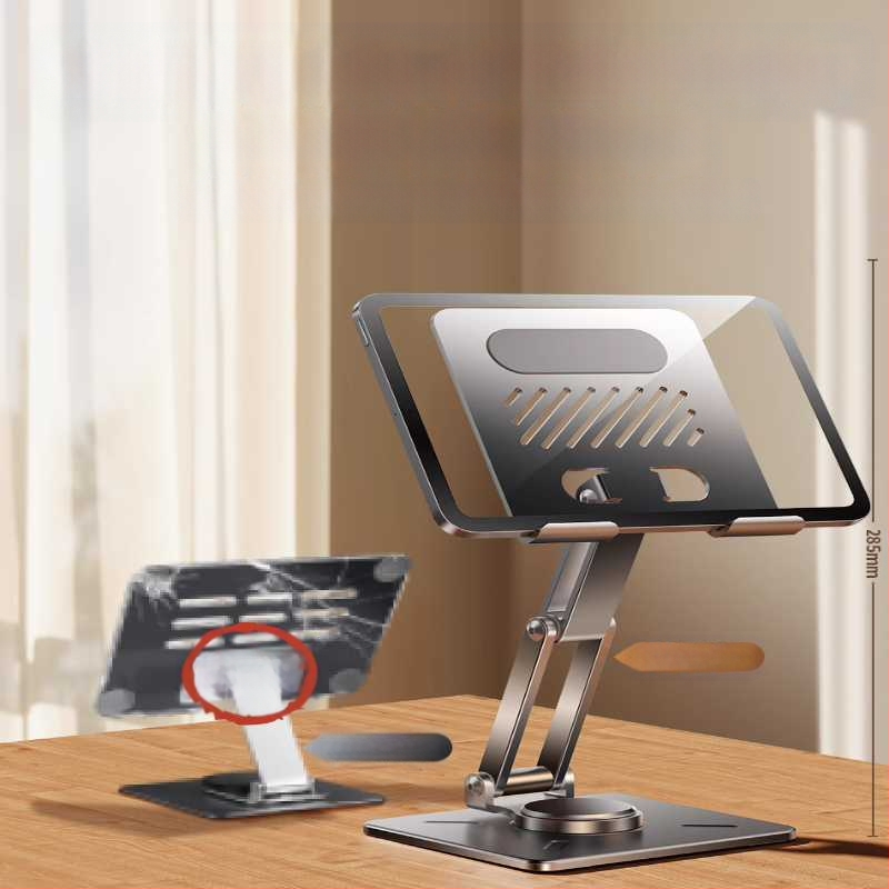 Pagriežams saliekamais planšetes statīvs, pacelšanas tips, metāla balsts, svars 588,3 g, XUNDD