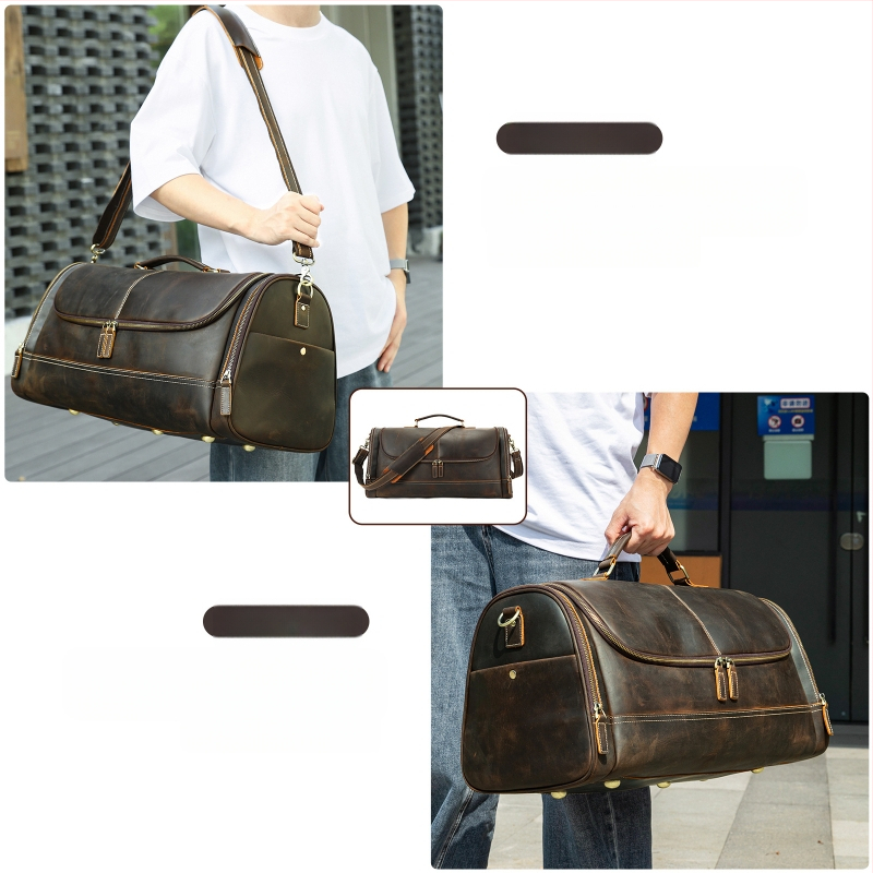 Crazy Horse odos kelioninė rankinė, talpa mažiau nei 20 L, unisex, tinkama verslo kelionėms