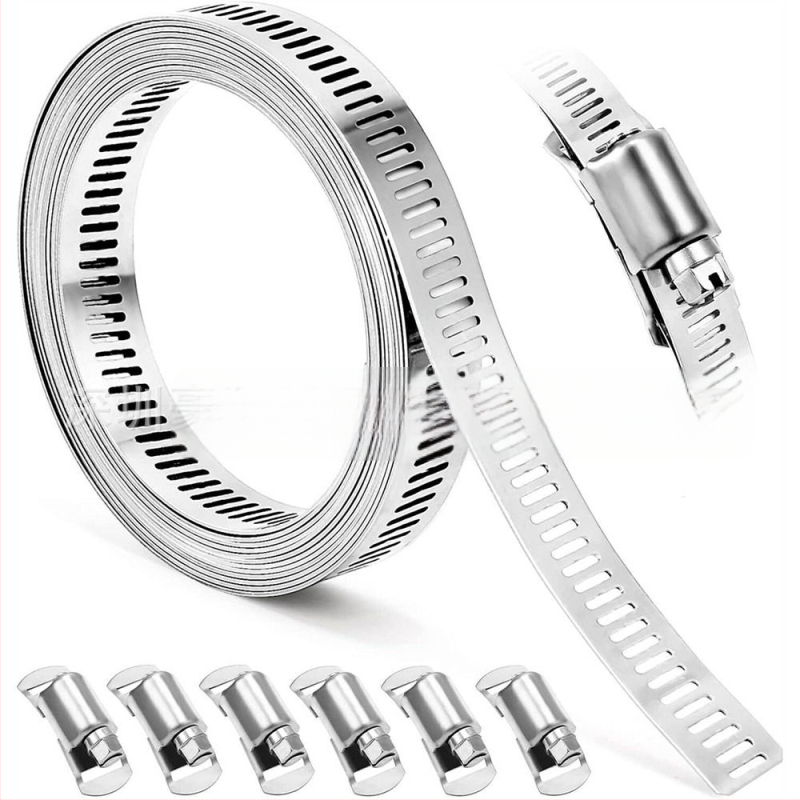 DIY spona za cijev od 304 nehrđajućeg čelika — američki stil, debljina 0.7, širina trake 13