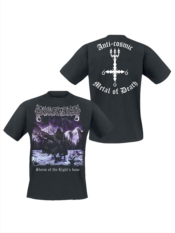 Vyriški medvilniniai marškinėliai – pank stilius, laisvas kirpimas, apvali kaklo iškirptė