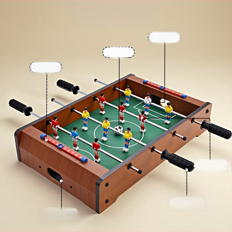 Medinis stalinis futbolas dviems — Zhi Qu, tėvų ir vaikų ugdomoji žaislas, amžiaus grupės 4–6, 7–14 ir 15–35