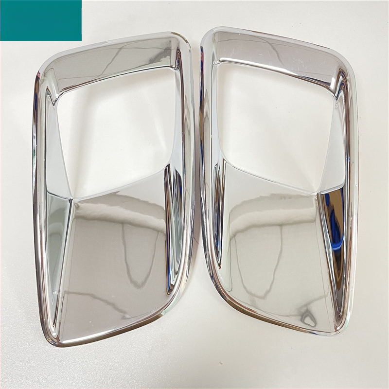 Dekorativni okvir za stražnju maglenku, ABS, elektroplatirana završna obrada, sjajna površina, za Peugeot 4008